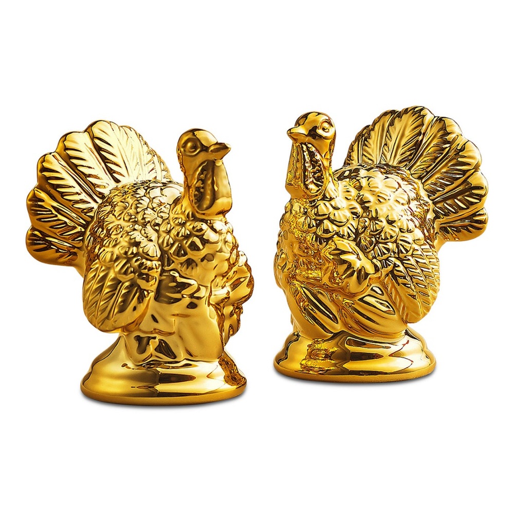 Martha Stewart harvest salt and pepper shakers set. Thanksgiving.